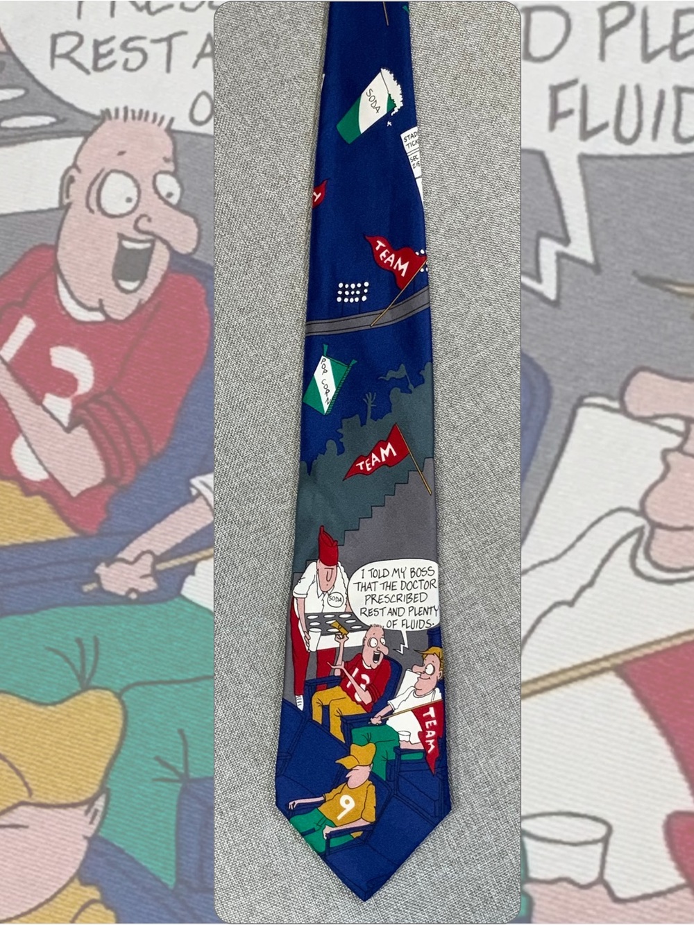 Richard L. Torrey Bench Warmers Football Novelty Silk Tie